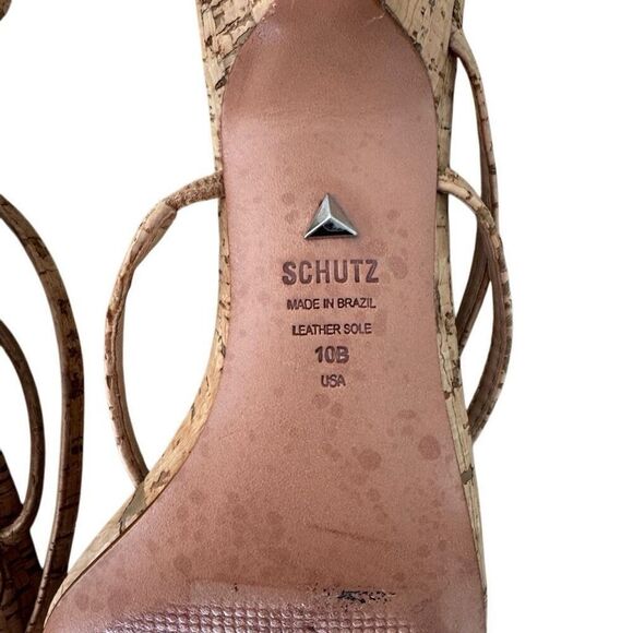 SCHUTZ Tan Strappy Sandals - Picture 9 of 9